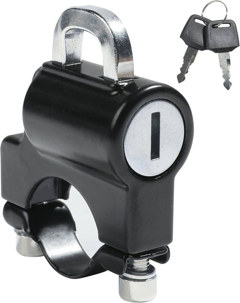 Reswish ESEWALAS Motorcycle Helmet Lock Anti-Theft,Universal Helmet Lock Anti Theft Helmet Lock Cable,Tamper-Proof Helmet Security Lock with 2 Keys,Metal Helmet Locks for Motorcycles Scooter Street Bike - Image 1